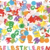 Lettres feutrine autocollantes, dim. 3 cm, set de 300, Pour bricoler et décorer - Eduplay
