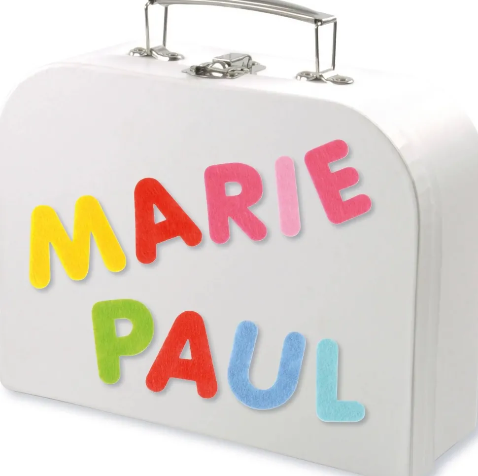 Lettres feutrine autocollantes, dim. 3 cm, set de 300, Pour bricoler et décorer - Eduplay