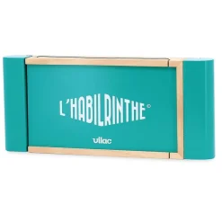 L'habilrinthe en bois 2 en 1 : jeu d'adresse et de patience - Vilac