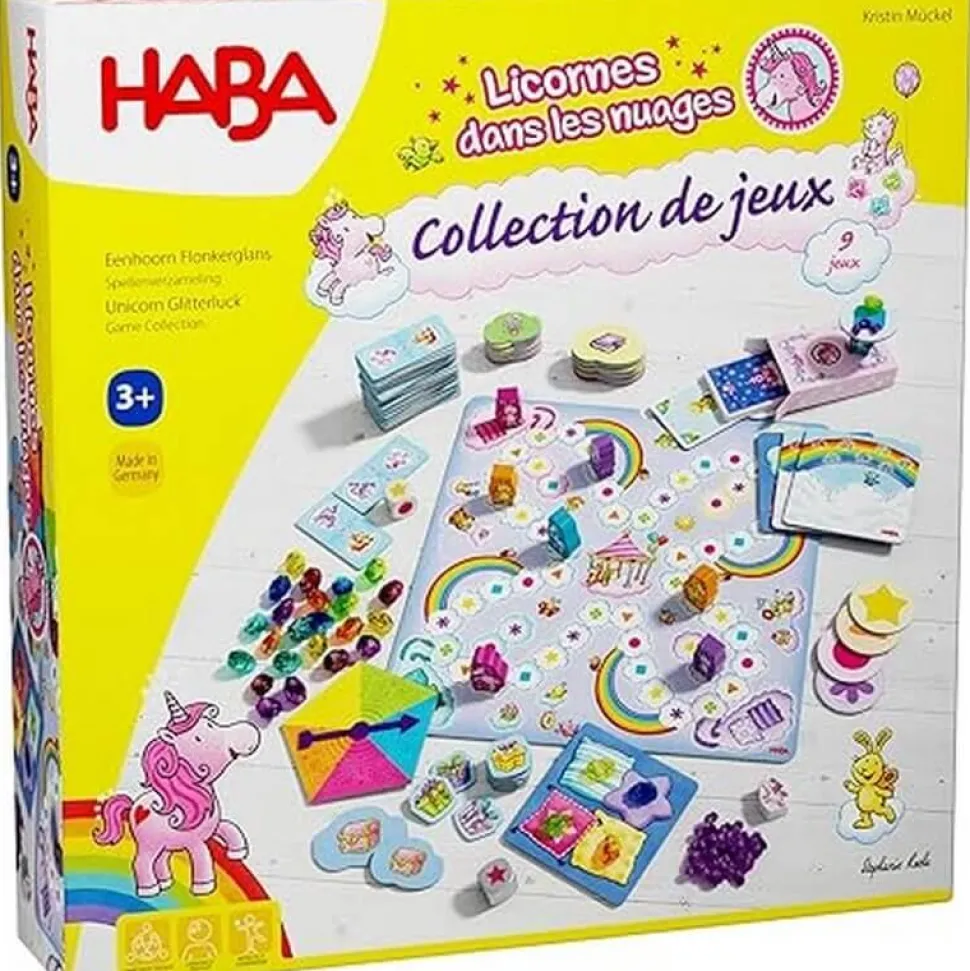 Licornes dans les nuages – Collection de jeux - Haba