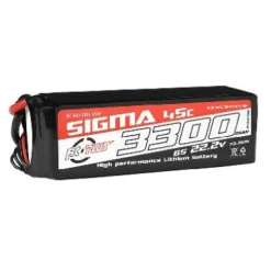 Lipo 6S 22.2V 3300mAh 45C XT60 - RC Plus