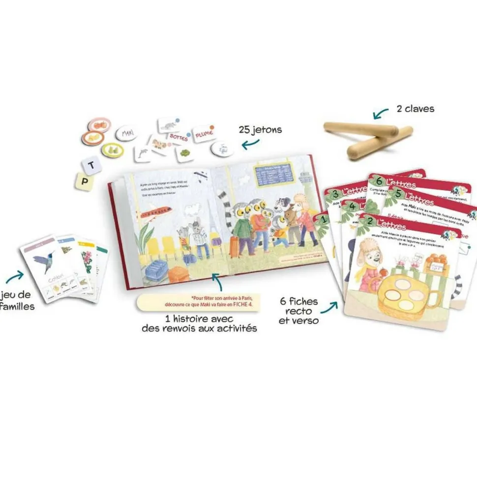 Lis et joue avec Maki - Les Lettres - Ravensburger