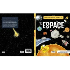 Livre de 64 pages : Quoi, comment, pourquoi : L'espace - Sassi