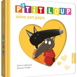 Livre d'éveil : P'tit Loup aime son papa - Editions Auzou