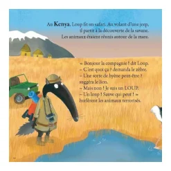 Livre grand format : Le Loup qui voulait faire le tour du monde - Editions Auzou