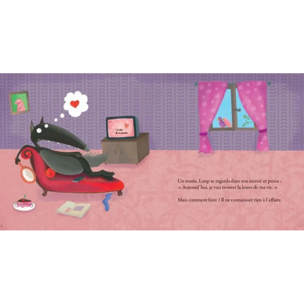 Livre grand format : Le loup qui cherchait une amoureuse - Editions Auzou