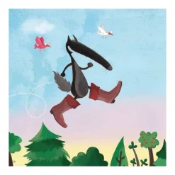 Livre grand format : Le Loup qui ne voulait plus marcher - Editions Auzou