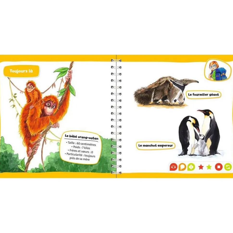 Livre interactif Tiptoi : Les bébés animaux - Ravensburger