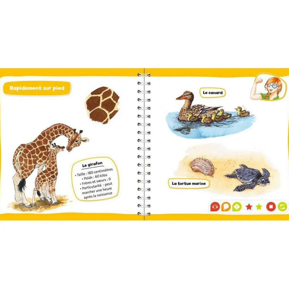 Livre interactif Tiptoi : Les bébés animaux - Ravensburger