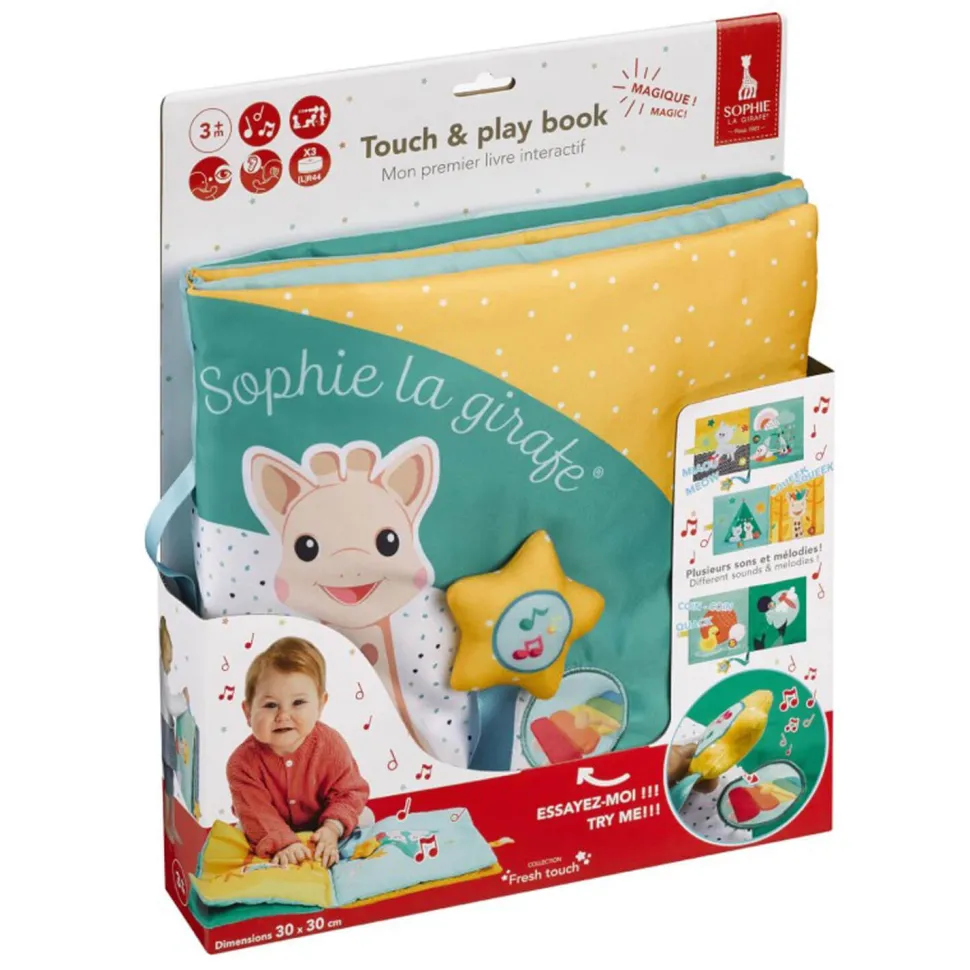 Livre intéractif Touch & play Sophie la girafe - Vulli
