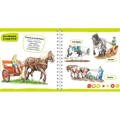 Livre électonique Tiptoi : Les chevaux et les poneys - Ravensburger