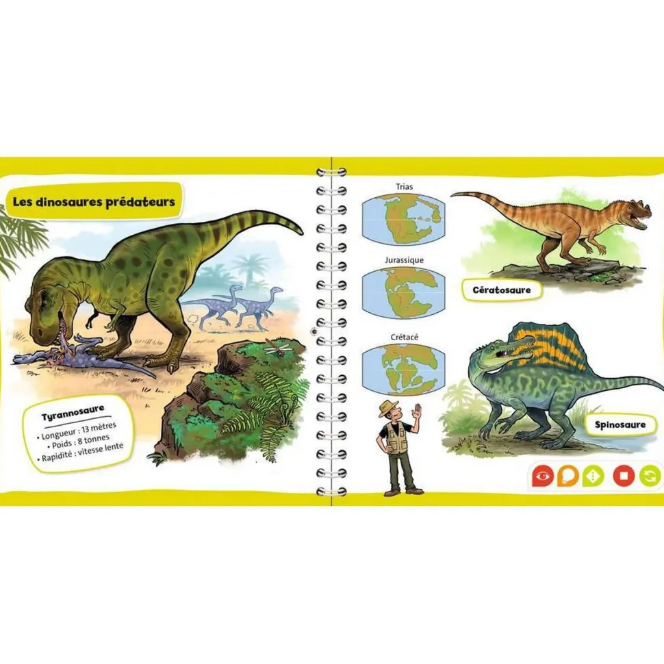 Livre électronique Tiptoi - Mini'Doc : Les dinosaures - Ravensburger