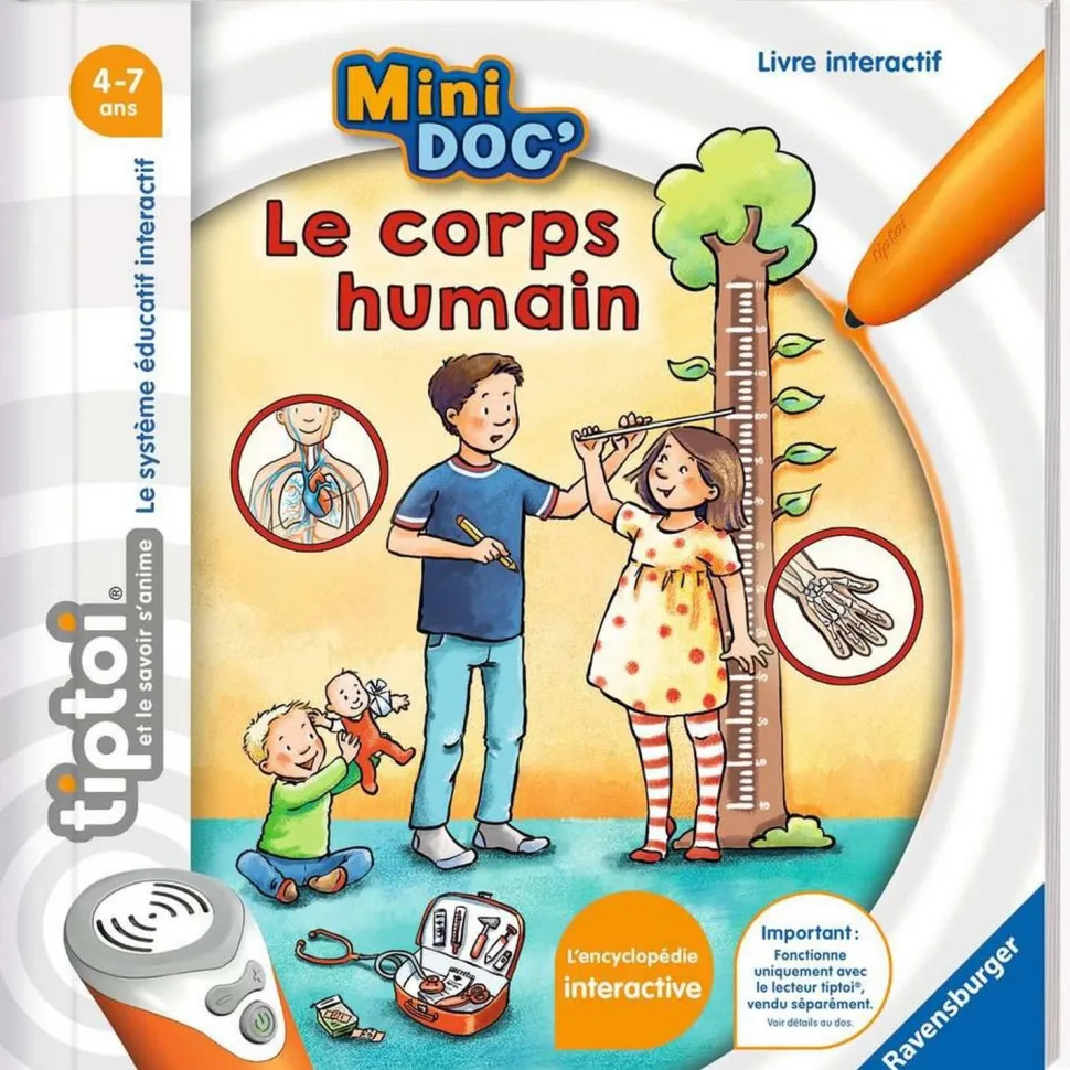Livre électronique Tiptoi : Mini Doc sur le corps Humain - Ravensburger