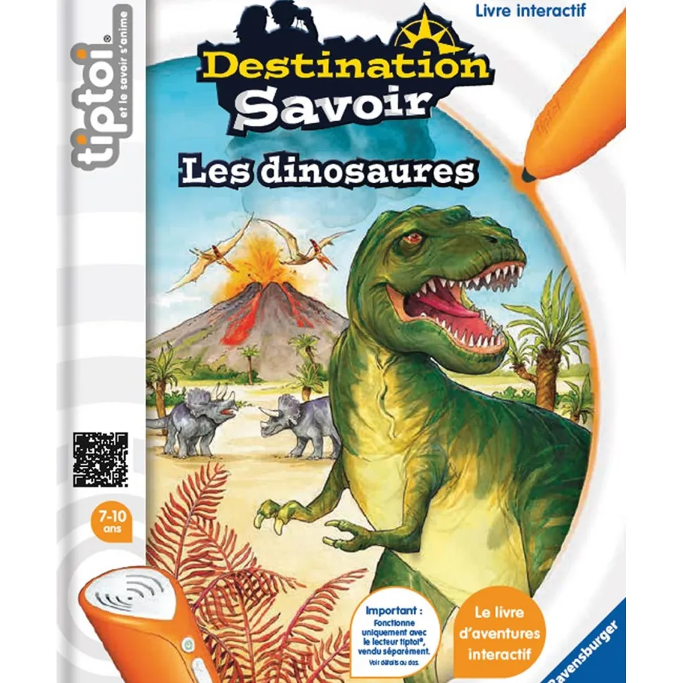 Livre électronique Tiptoi Destination Savoir : Les dinosaures - Ravensburger