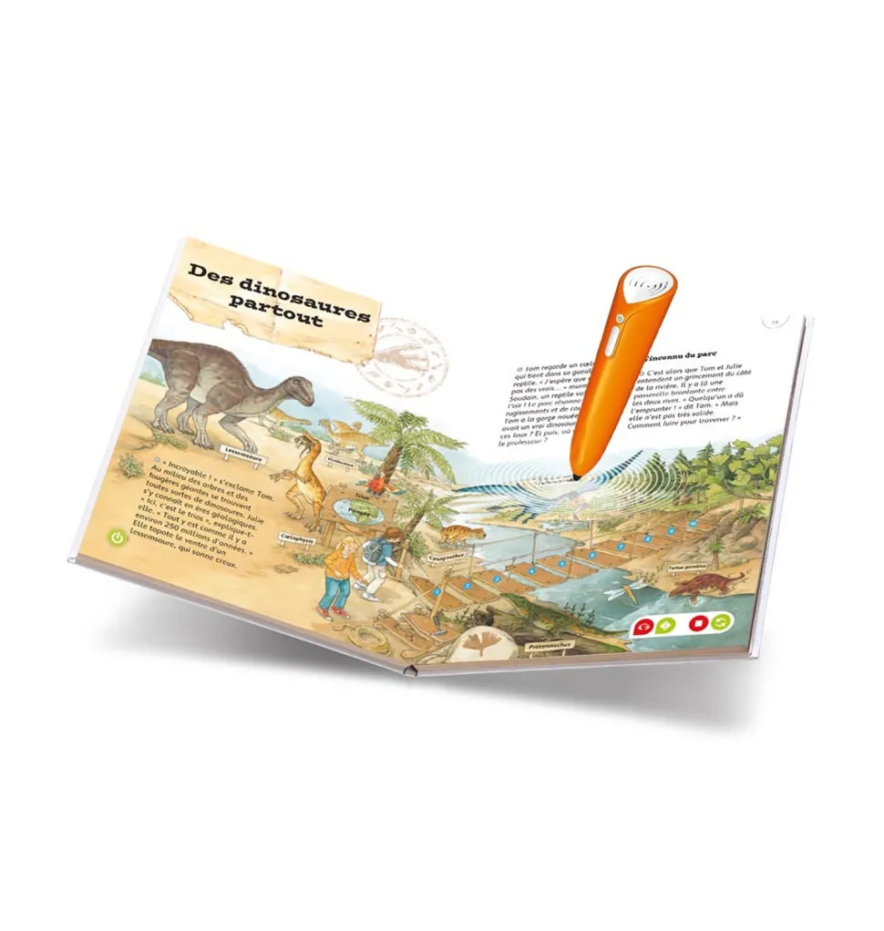 Livre électronique Tiptoi Destination Savoir : Les dinosaures - Ravensburger