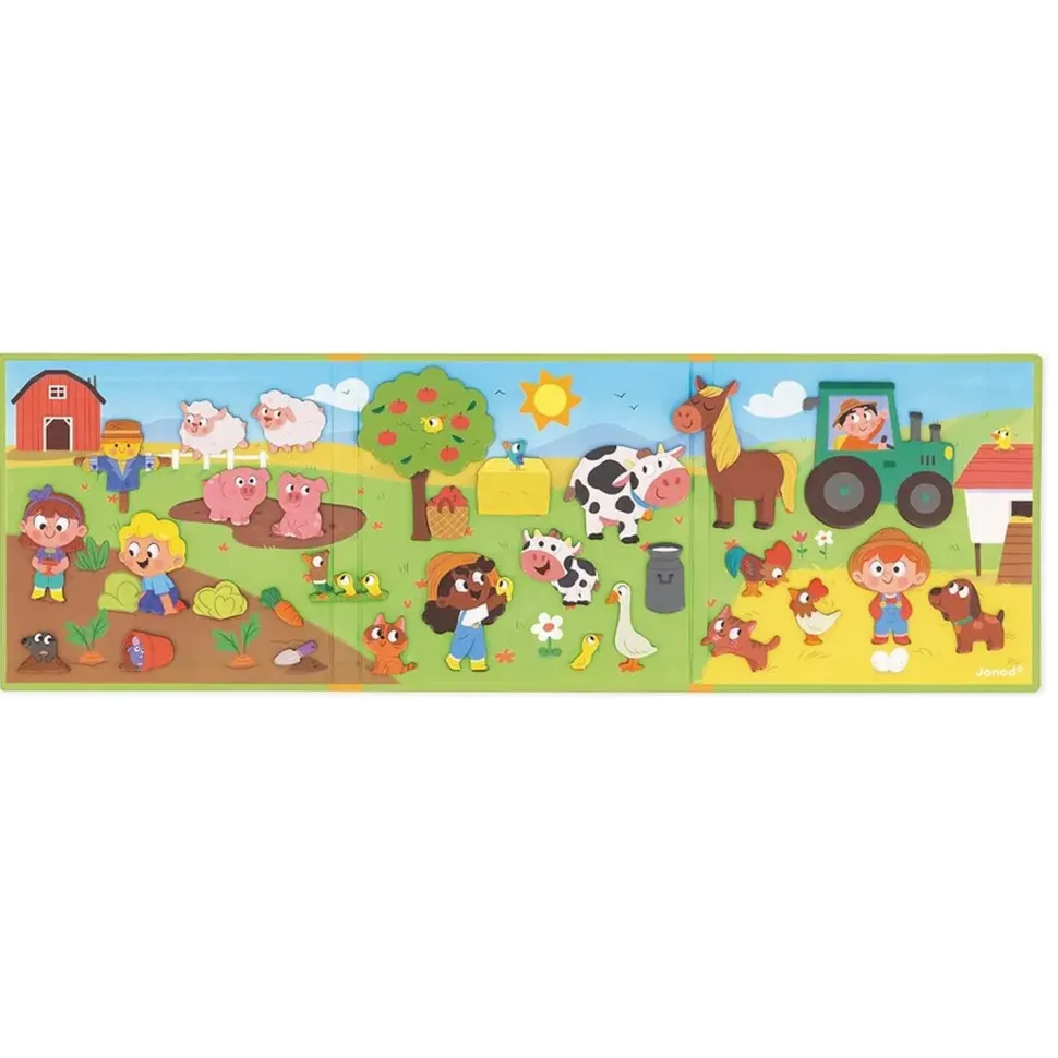 Livre magnétique : Magneti'stories : La ferme - Janod