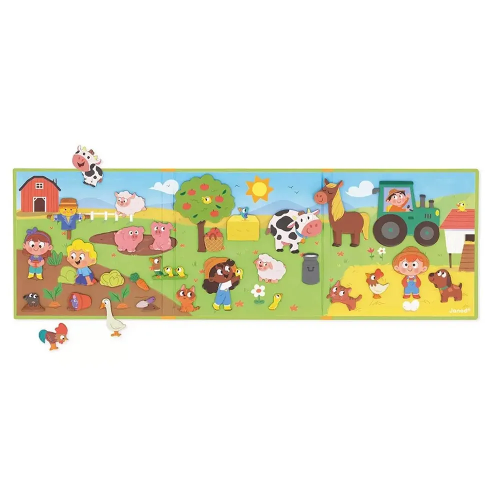 Livre magnétique : Magneti'stories : La ferme - Janod