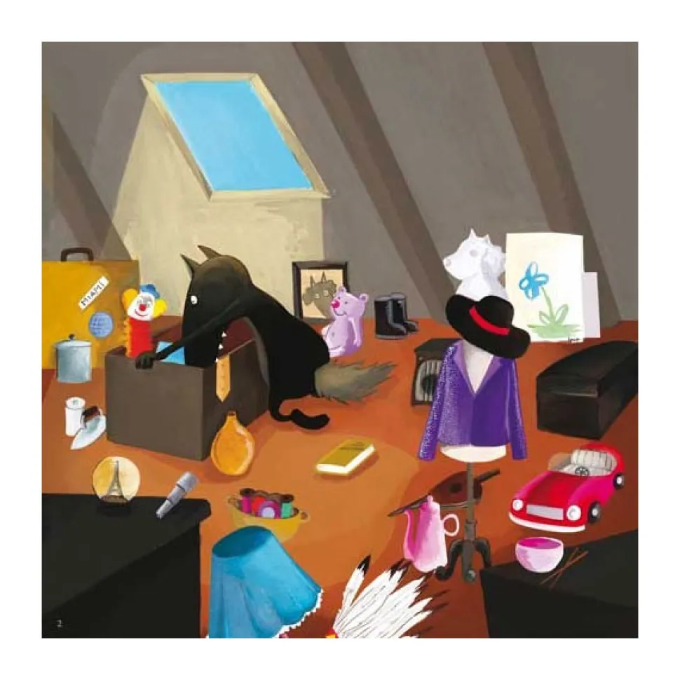 Livre Mes P'tits Albums : Le Loup qui voyageait dans le temps - Editions Auzou