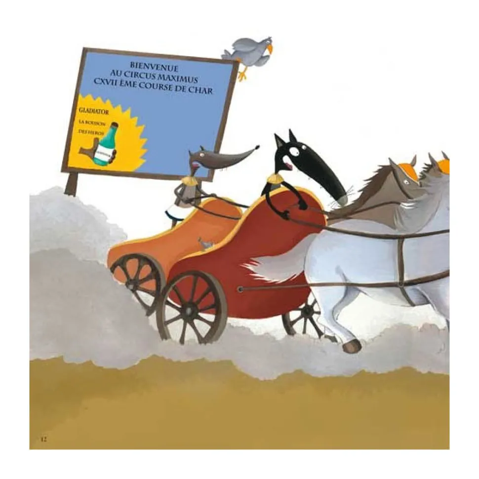 Livre Mes P'tits Albums : Le Loup qui voyageait dans le temps - Editions Auzou