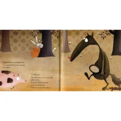 Livre Mes P'tits Albums : Le loup qui voulait changer de couleur - Editions Auzou