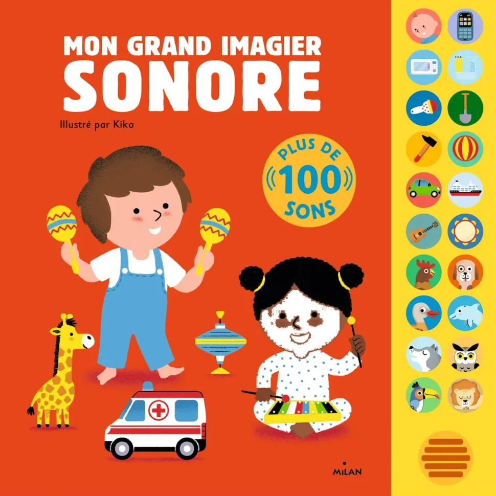 Livre Mon grand imagier sonore - Poppik