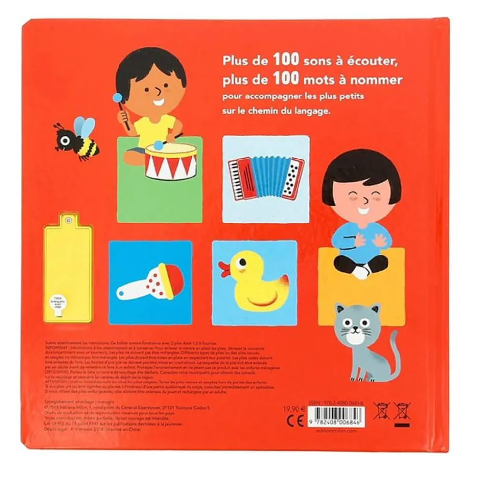 Livre Mon grand imagier sonore - Poppik