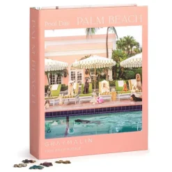 Livre Puzzle 1000 pièces : Gris Malin - Palm Beach - Galison