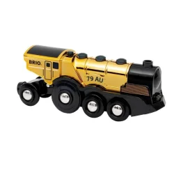 Locomotive Dorée Puissante à piles - Brio