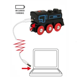 Locomotive rechargeable avec mini câble USB - Brio