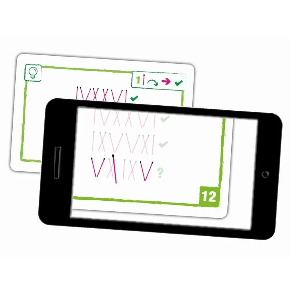 LOGIC CARDS MATCHSTICKS VIOLET - Wilson Jeux