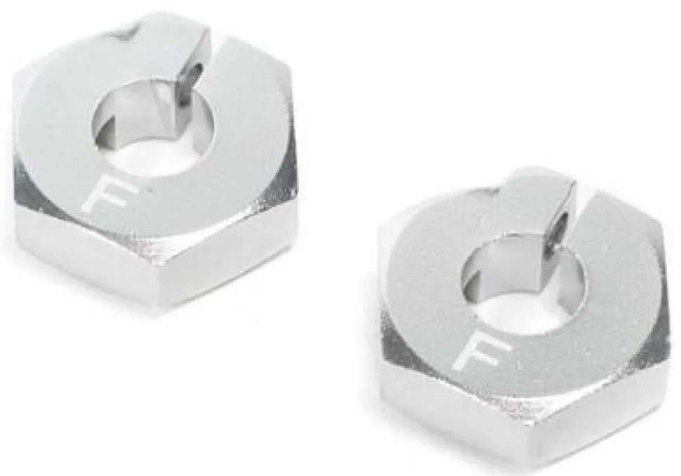 Losi Clamping Front Wheel Hexes, Aluminum : 22S - Losi - TLR