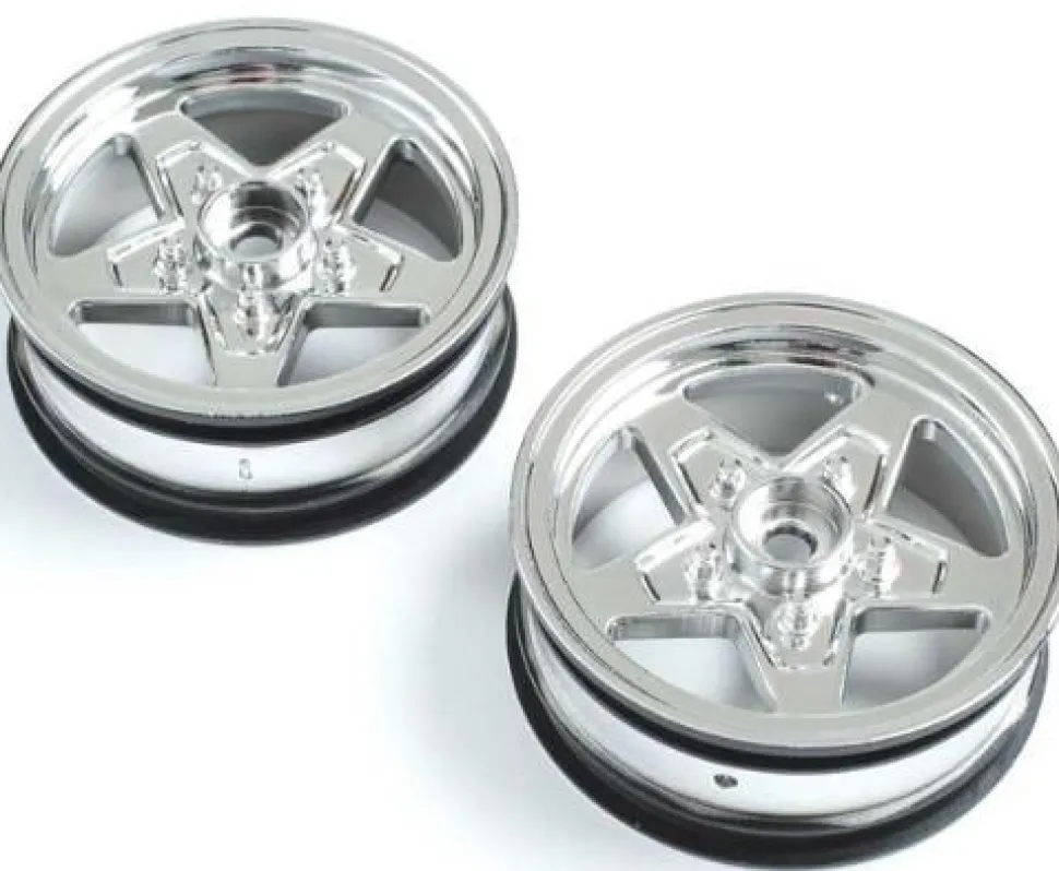 Losi Front Wheel, Chrome (2) : 22S Drag - Losi - TLR