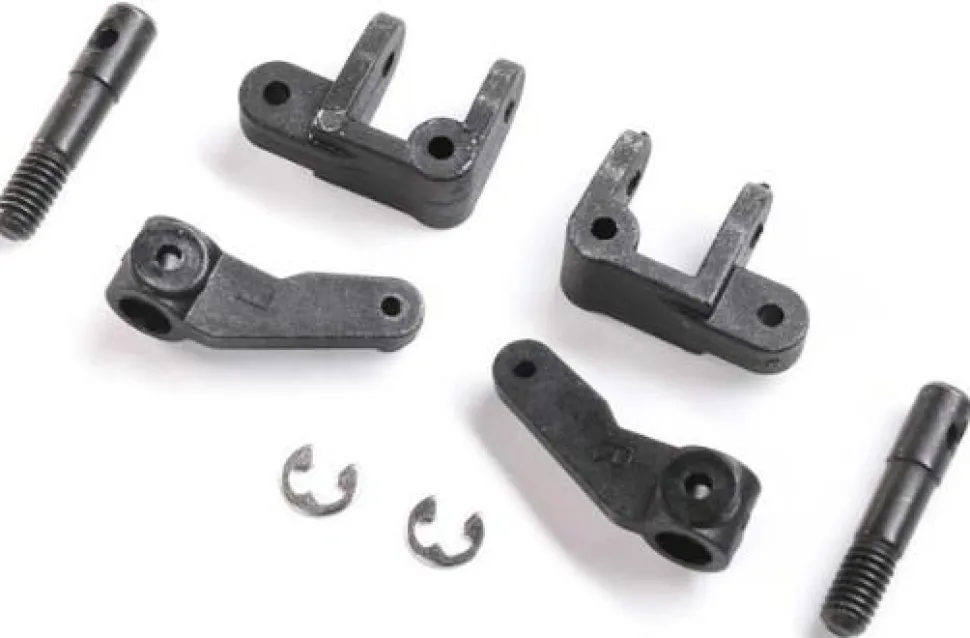 Losi Spindle, Caster Block, Front Axle Set : Mini JRX2 - Losi - TLR