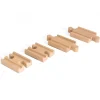 Lot 4 mini rails double mâle / double femelle - Brio
