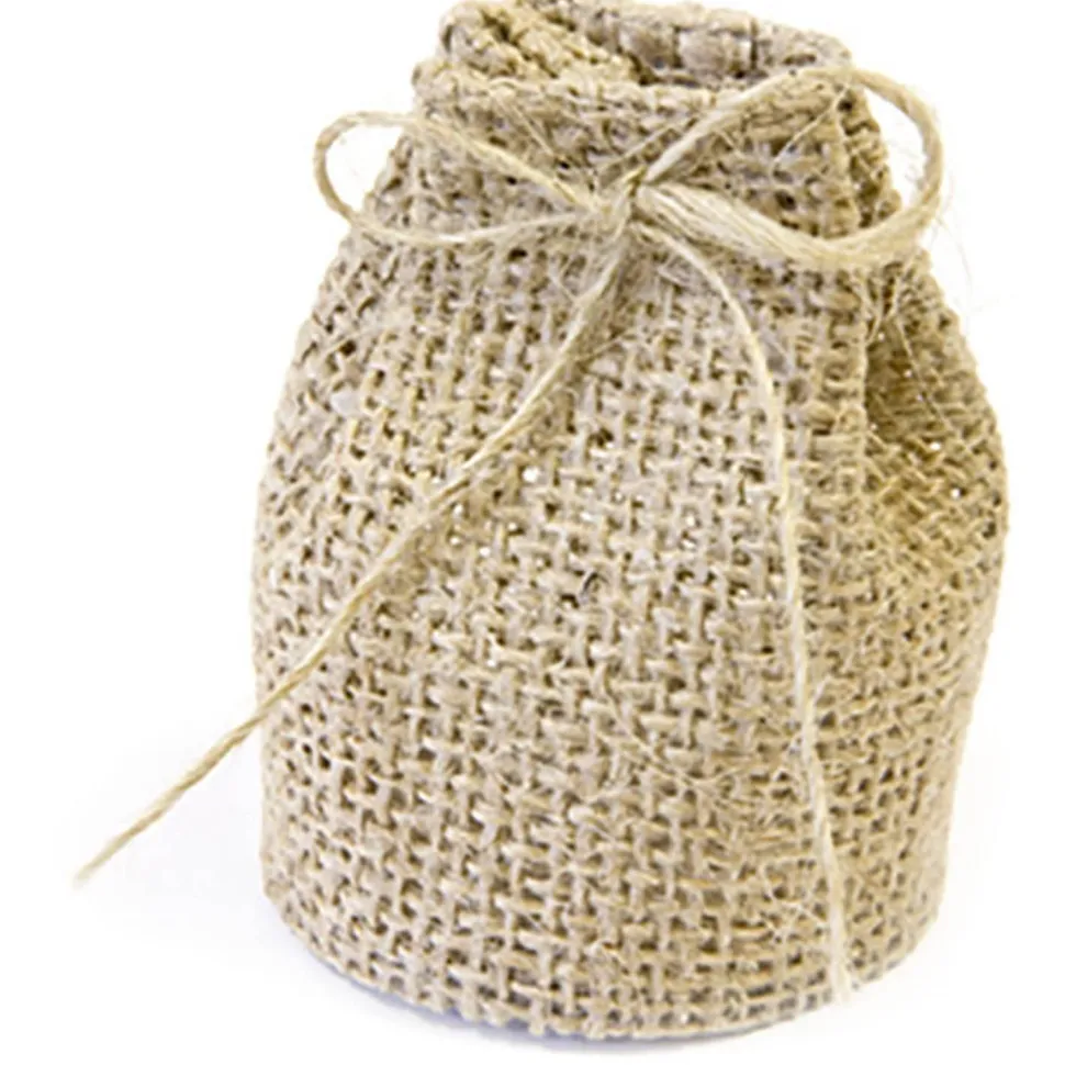 Lot de 4 ballotins Sacs Marins en toile jute, Naturel - RueDeLaFete