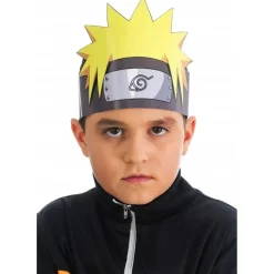 Lot de 8 Coiffes en carton assortis Kakashi/Naruto ® - RueDeLaFete