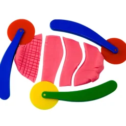 Lot de 3 roulettes lisses pour pâte à modeler - Eduplay