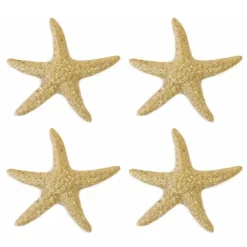 LOT de 4 étoiles de mer en résine 4,5cm - RueDeLaFete