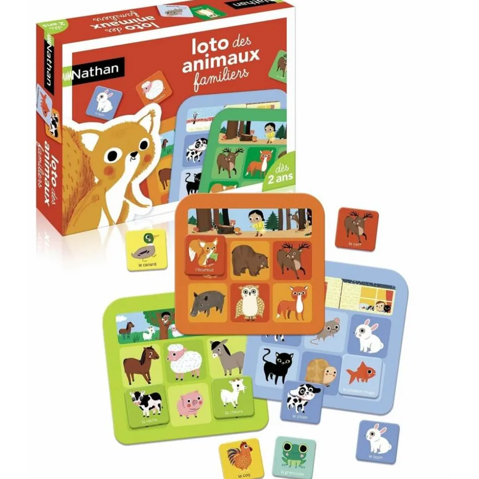 Loto des animaux familiers - Nathan