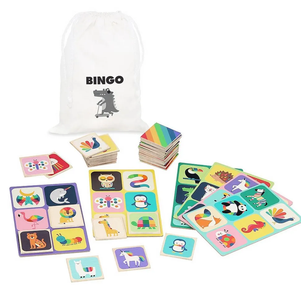 Loto en bois : Animaux arc-en-ciel - Andy Westface - Vilac