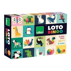 Loto en bois : Animaux arc-en-ciel - Andy Westface - Vilac
