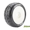 Louise RC - B-ROCKET - Pneus 1-8e Buggy - Soft - Jantes Blanches - Hex 17mm - 1 Paire - Louise RC Tyres