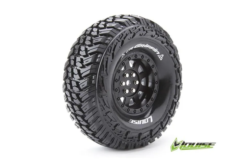 Louise RC - CR-GRIFFIN - Pneus 1-10e Crawler - Super Soft - pour jantes 1.9" - 1 Paire - Louise RC Tyres