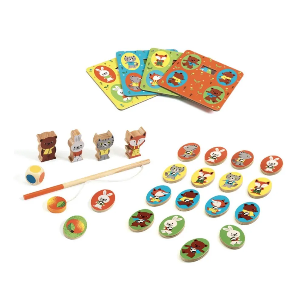 LudoWood - 4 jeux - Djeco