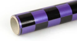 2m ORACOVER LARGE CHEQ.PEARL PURPLE/BLACK - Oracover