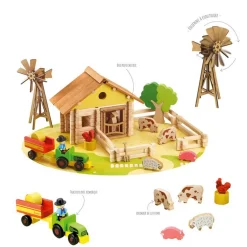 Ma ferme en bois - 145 pièces - JeuJura