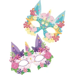 Ma pochette d'artiste : Masques et tattoos - Licornes - Editions Auzou