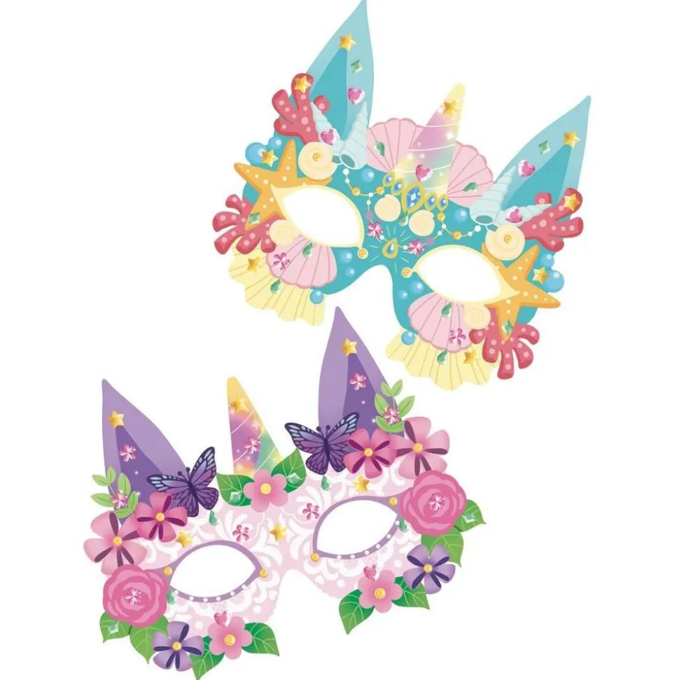 Ma pochette d'artiste : Masques et tattoos - Licornes - Editions Auzou