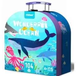 Ma valise puzzle : Océan - Mideer