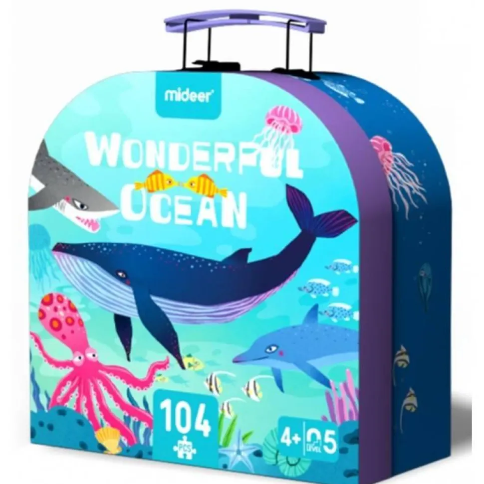 Ma valise puzzle : Océan - Mideer